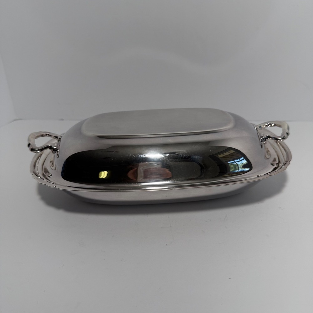 Reed & Barton Mayflower 5001 Silverplate Double Vegetable Serving Dish